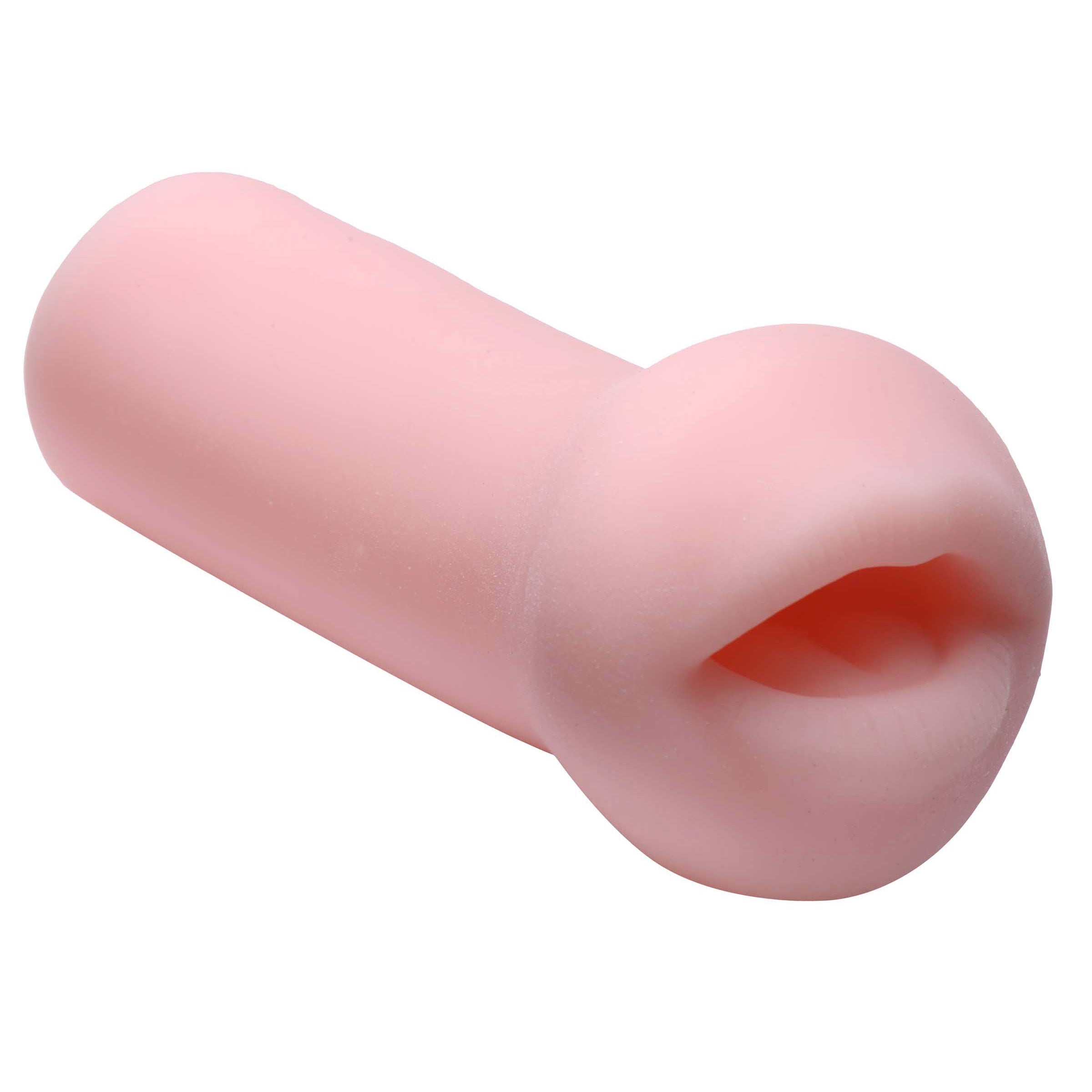 Marie's Tight Mouth Stroker made of soft SexFlesh material, featuring realistic lips and internal pleasure ridges for enhanced stimulation.